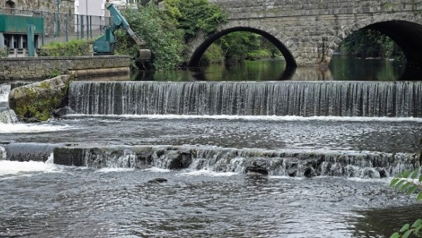 The river Tavy in Tavistock