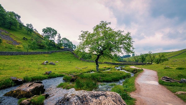 view of Malham in Yorkshire