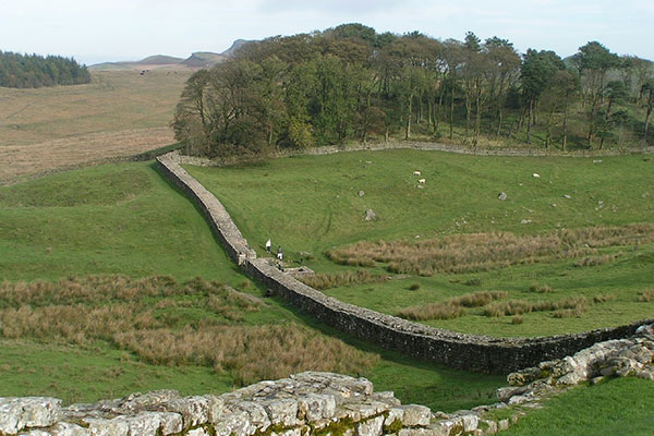 Hadrian's Wall in Northumberland