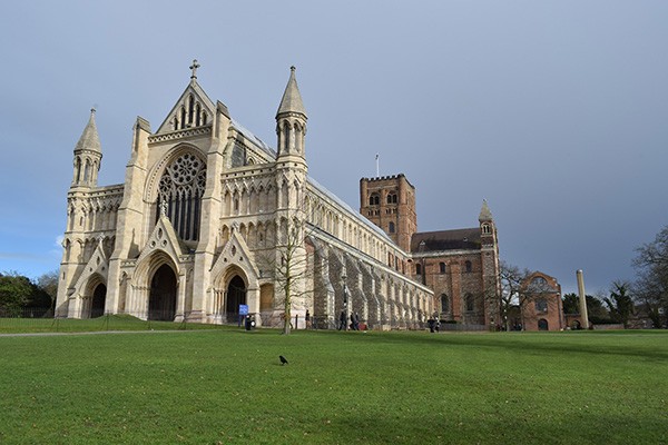 St Albans Cathedral in Hertforshire
