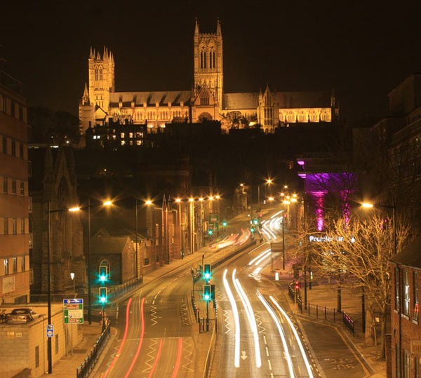 Lincoln Cathedral in Lincolnshire