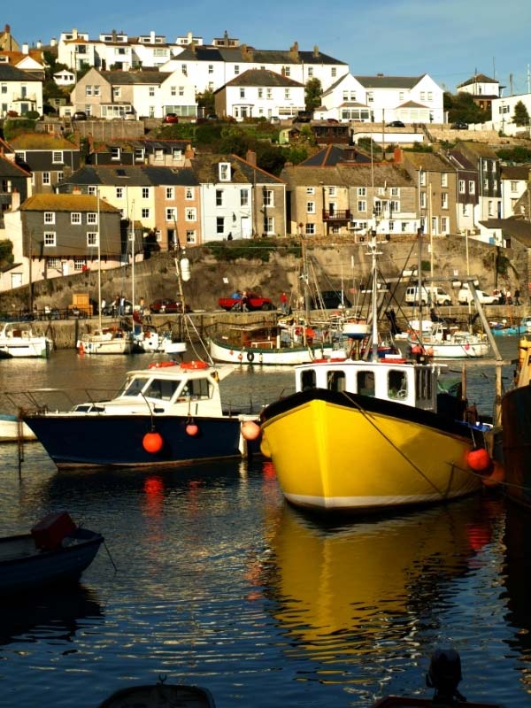 Fishing boats in Mevagissey harbour 