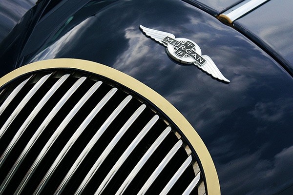 The Morgan car, made in Worcestershire